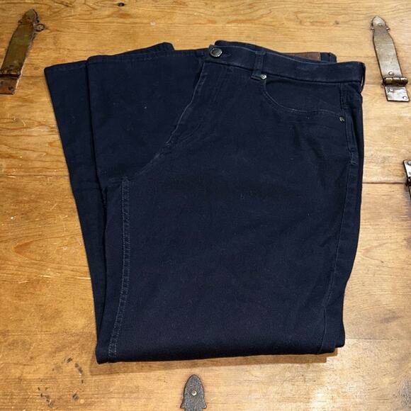 Mens Hart Schaffner Mart Navy Blue Textured Pants Size 36 - Picture 1 of 11